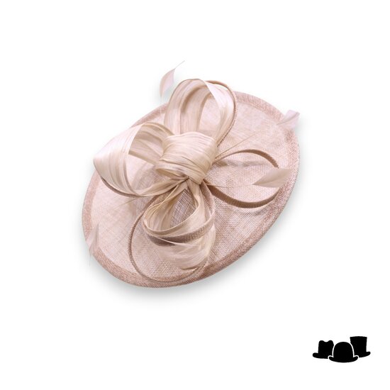 maddox occasion disc 185 loops sinamay buntal champagne