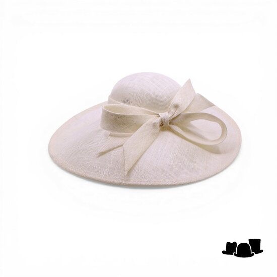 maddox occasion hat 179 sinamay ivory