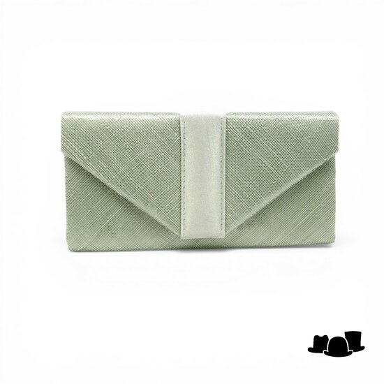 maddox korte handtas sinamay en satijn salie