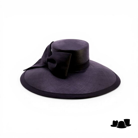 whiteley occasion hat wide brim parasisal charlotte black