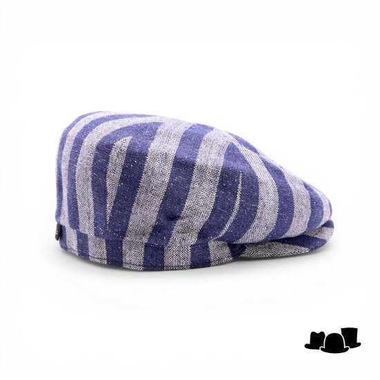 borsalino ballonpet cesare wol zijde linnen mix blue