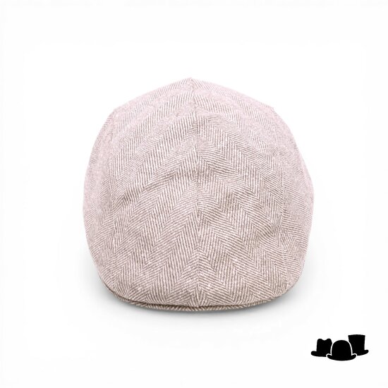 portaluri ivy pet split katoen chevron naturel bruin