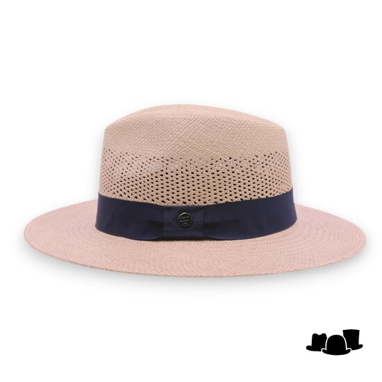 vintimilla fedora panama extra ventilatie stone en blauw