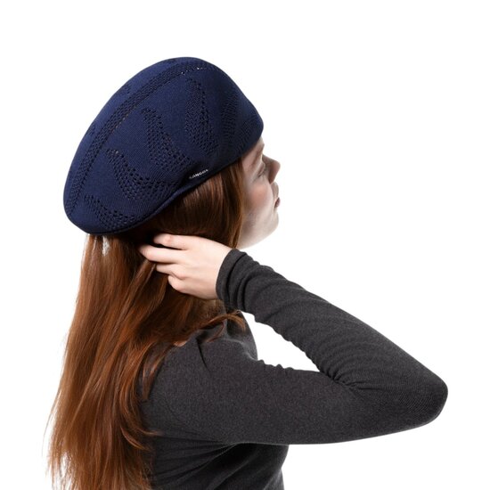 kangol flatcap 504 anivent navy