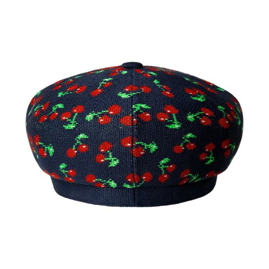 kangol beret jax cherry tropic navy