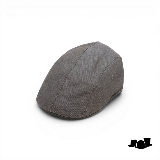 jos van dijck ivy pet split katoen denim groen