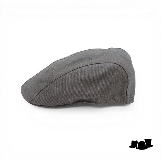 jos van dijck ivy pet split katoen denim groen