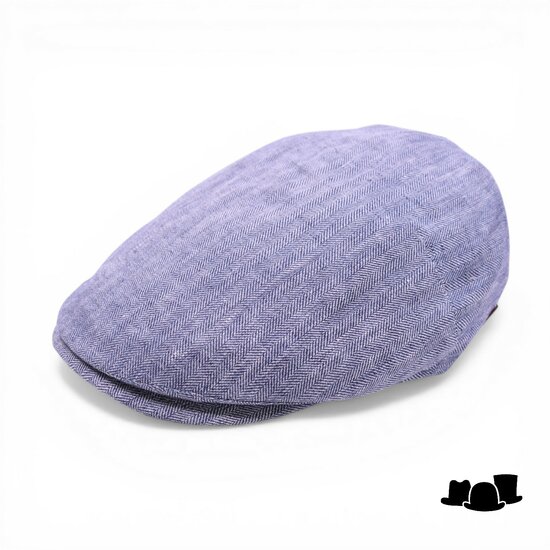 alfonso deste ivy pet ionio visgraat linnen blauw