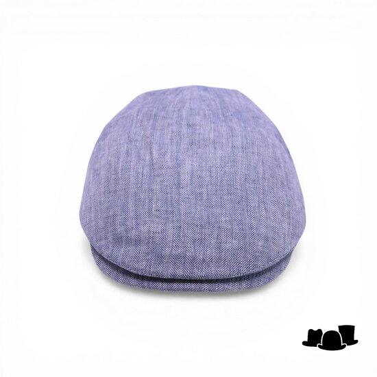 alfonso deste ivy pet ionio visgraat linnen blauw