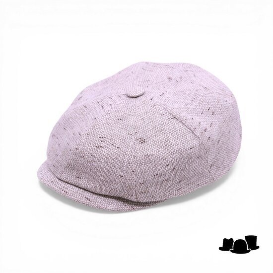 alfonso deste ballonpet kyoto linnen en zijde gemeleerd beige en bruin