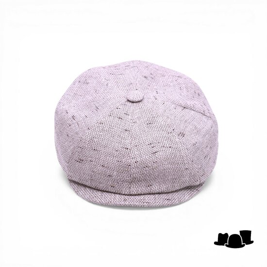 alfonso deste ballonpet kyoto linnen en zijde gemeleerd beige en bruin