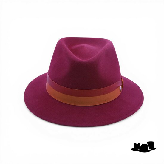 panizza traveller trento haarvilt kersenrood