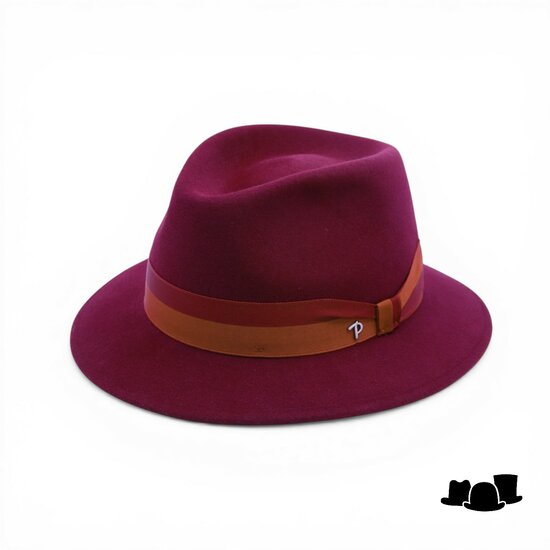 panizza traveller trento haarvilt kersenrood