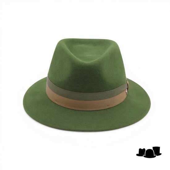 panizza traveller trento haarvilt matcha groen