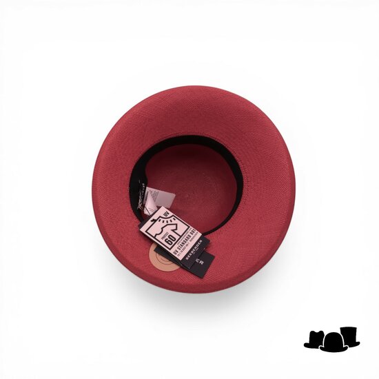 seeberger bolero genuine panama coral red