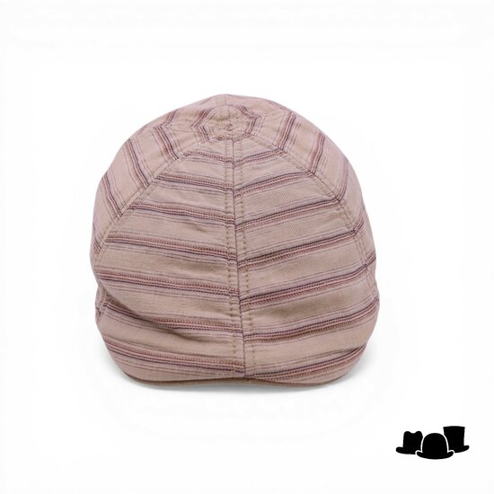 stetson ivy pet six panel panthersville cotton beige stripe
