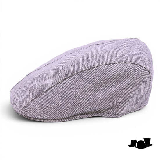 portaluri ivy pet split katoen chevron grijs