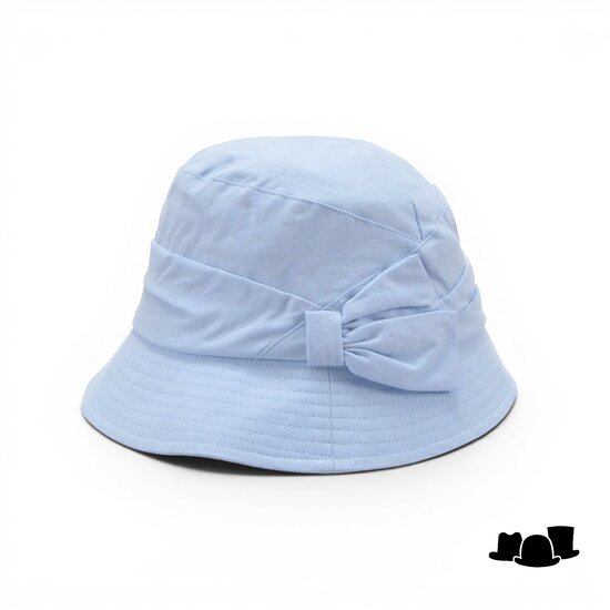 seeberger cloche chambray light blue