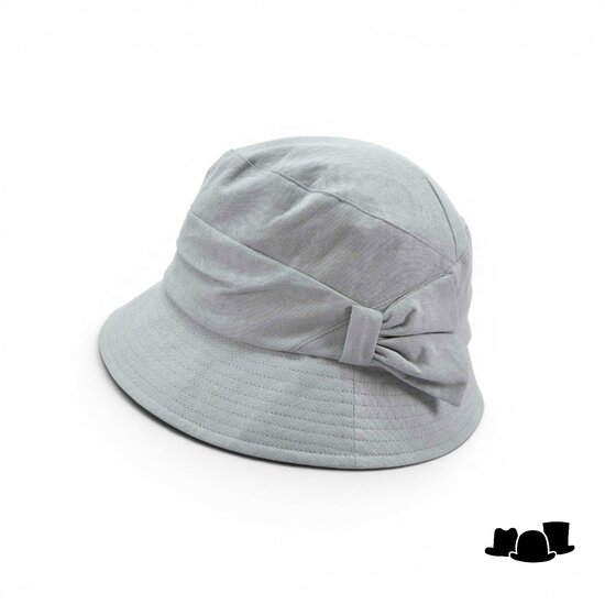 seeberger cloche chambray lichtgroen