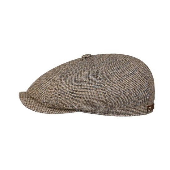 stetson hatteras newsboy cap coffee dyed barista cotton taupe