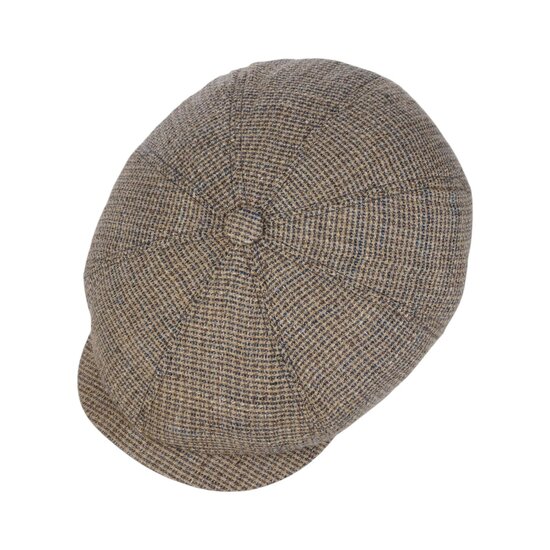 stetson hatteras newsboy cap coffee dyed barista cotton taupe