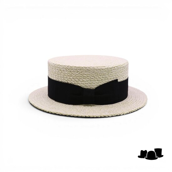 tesi boater formal straw naturel