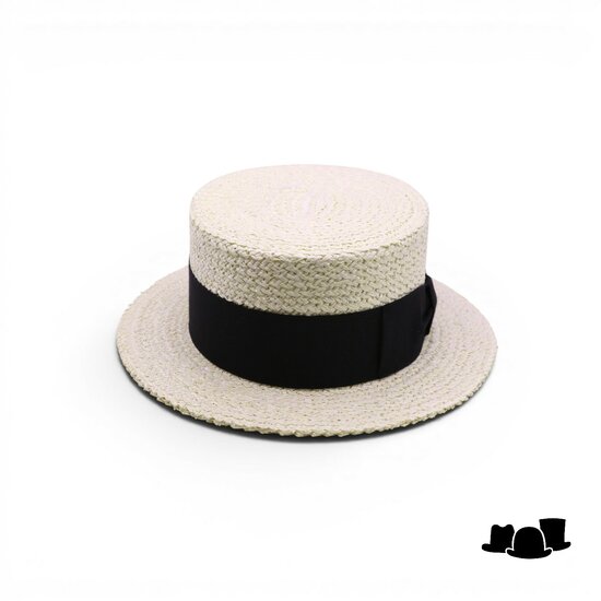 tesi boater formal straw naturel