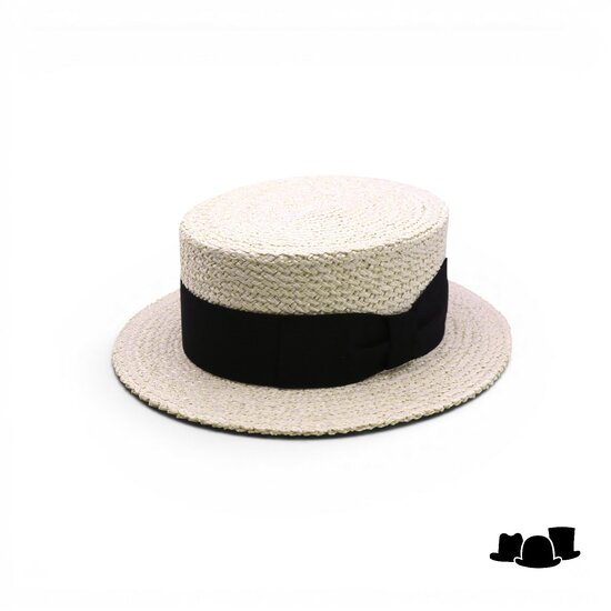 tesi boater formal straw naturel