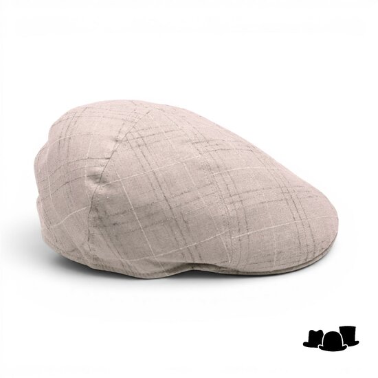jos van dijck ivy pet six panel katoen relief naturel