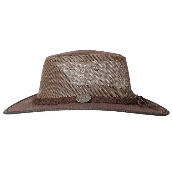barmah foldaway cooler brown cattle leather mesh brown 