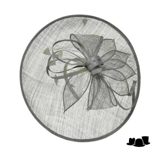 seeberger fascinator disc wanda sinamay  pine green
