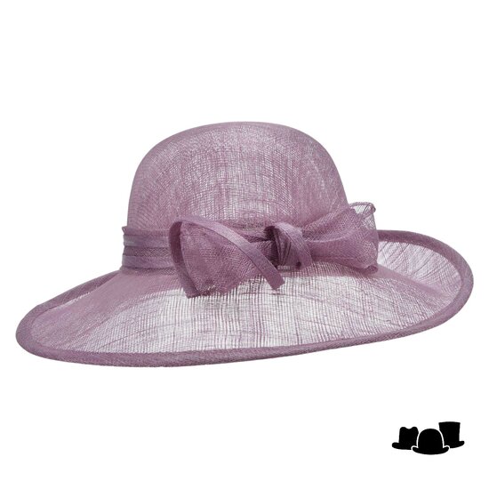 seeberger gelegenheidshoed sinamay mika amethyst