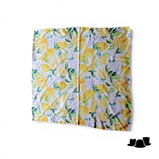 onkar neckerchief satijn when life gives you lemons