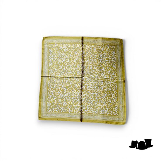 onkar neckerchief sjaaltje satijn golden ochre