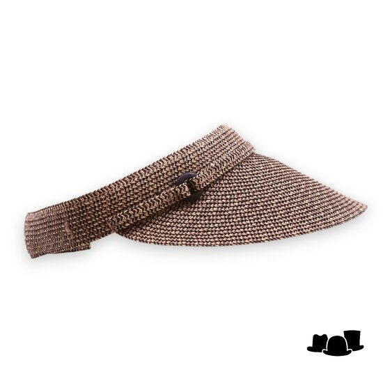 jos van dijck visor paperbraid dora beige en zwart