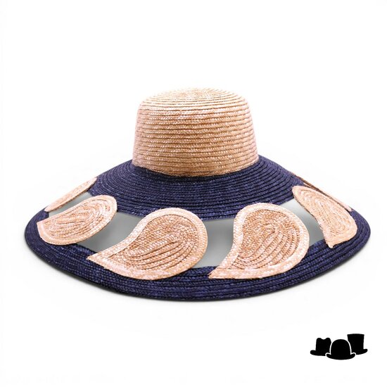 jos van dijck flaphoed marbella stro naturel navy