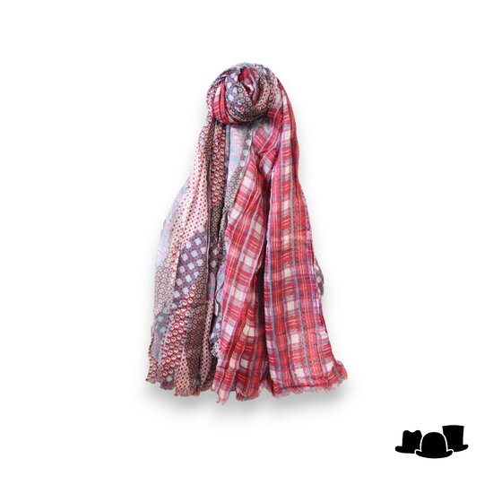 colores de otono zomersjaal modal rood