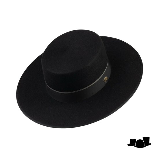 fernandez y roche matador bolero straight brim wolvilt black