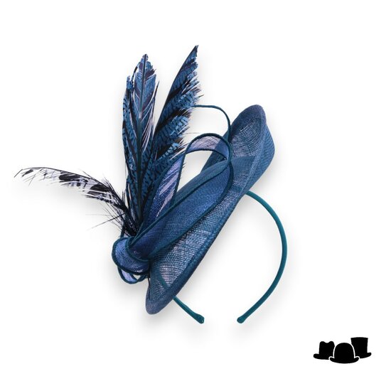 eigen atelier fascinator disc isilia petrol