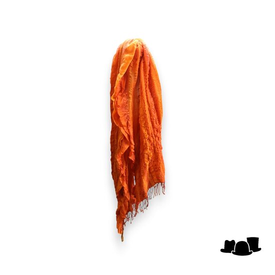 zomer sjaal shades of orange zomerwol