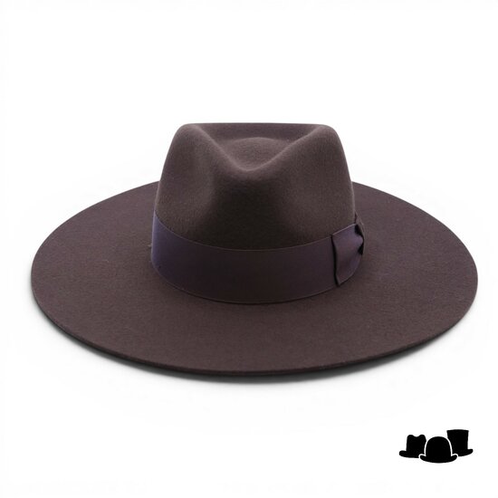fernandez y roche fedora worden straight brim wolvilt bruin
