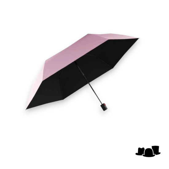 knirps paraplu u200 ultralight duomatic heatshield pink and black