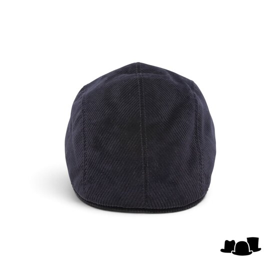 jos van dijck ivy pet split corduroy zwart