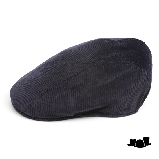 jos van dijck ivy pet split corduroy zwart