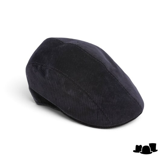 jos van dijck ivy pet split corduroy zwart