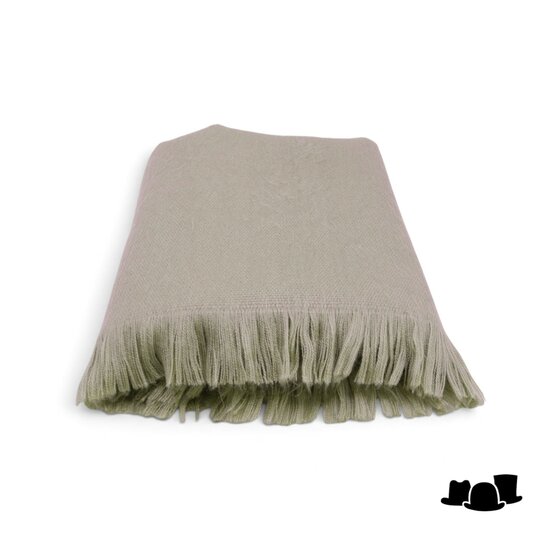 jos van dijck sjaal alpaca wol khaki groen