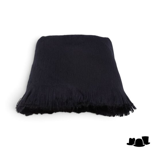 jos van dijck sjaal alpaca wol zwart