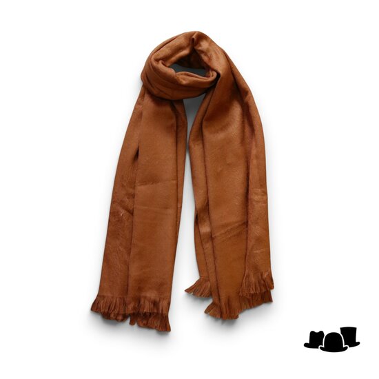 jos van dijck sjaal alpaca wol cognac