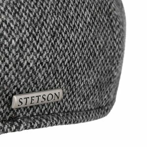 stetson ivy cap texas woolmix small herringbone grey