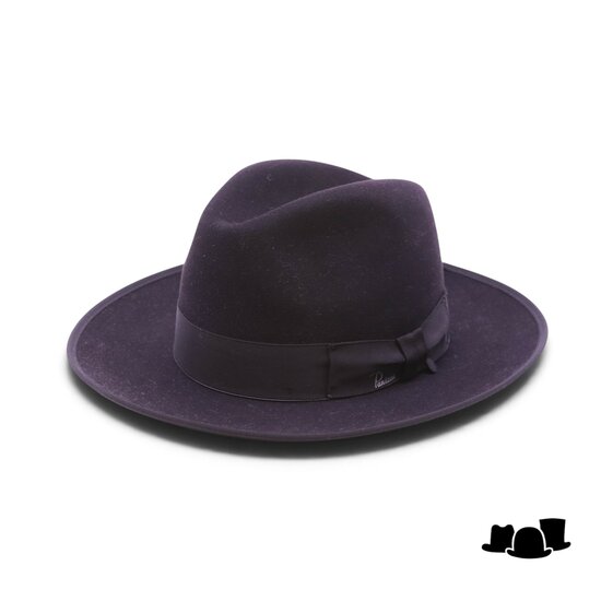 panizza fedora napoli premium wolvilt zwart